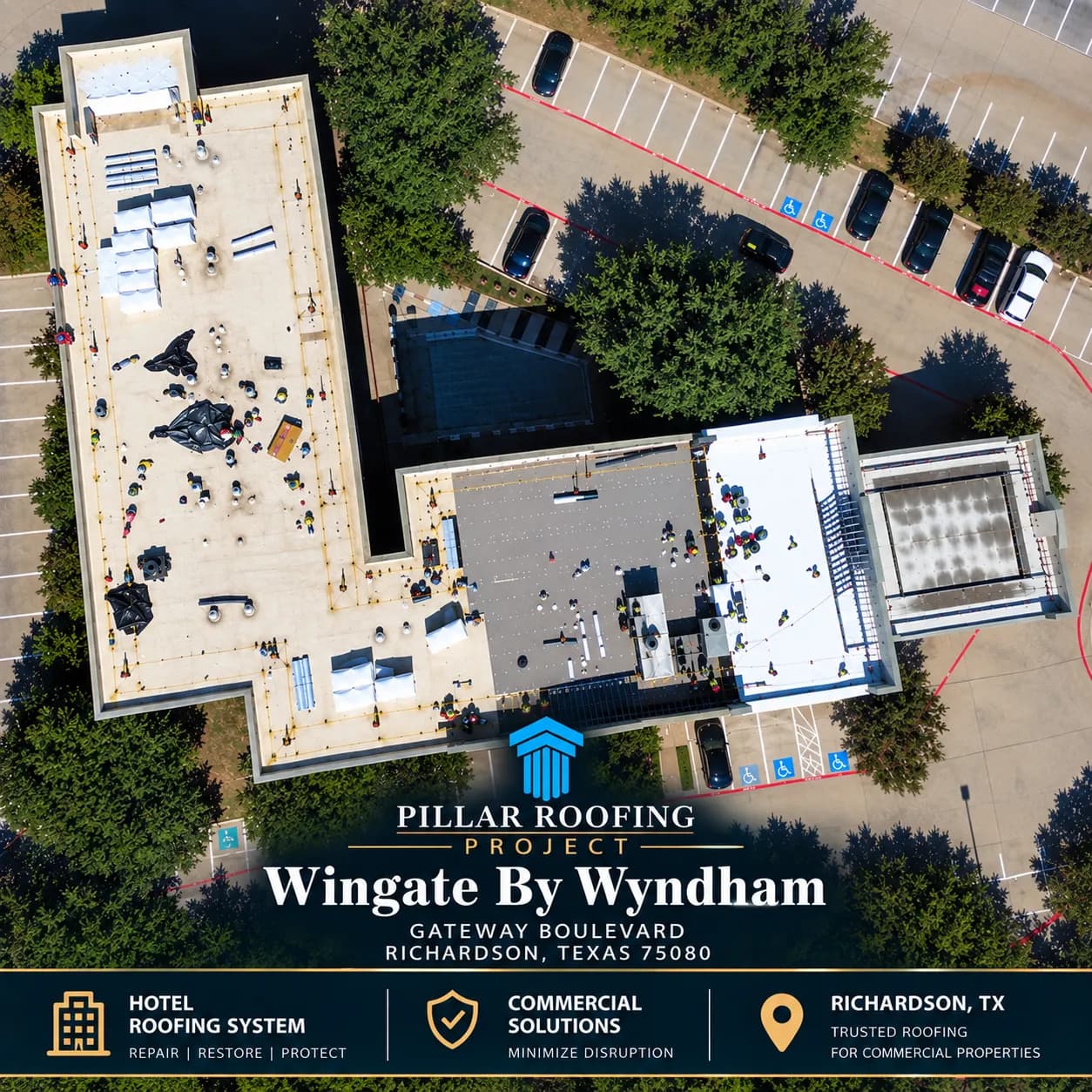 Wingate Hotel TPO Retrofit — Richardson, Texas
