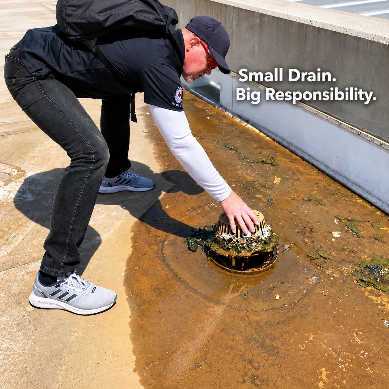 Drain Clog, Ponding Starts