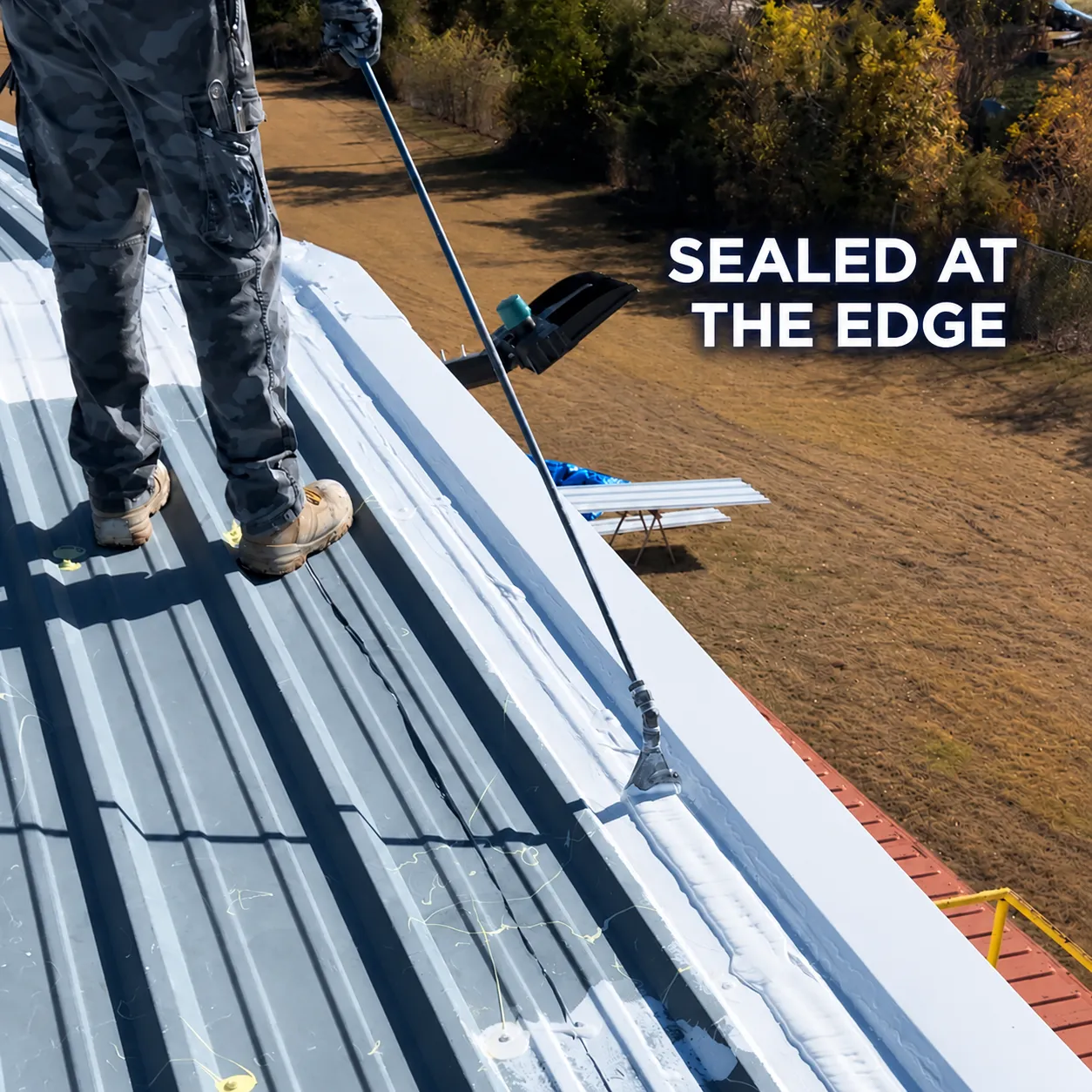 Sealing Rake Edges and Panel Seams