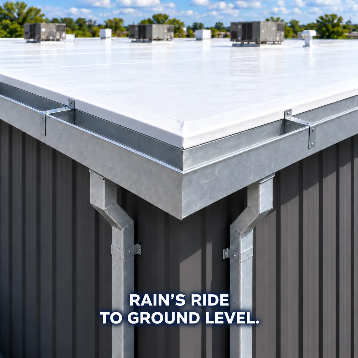 Custom Gutters Installed