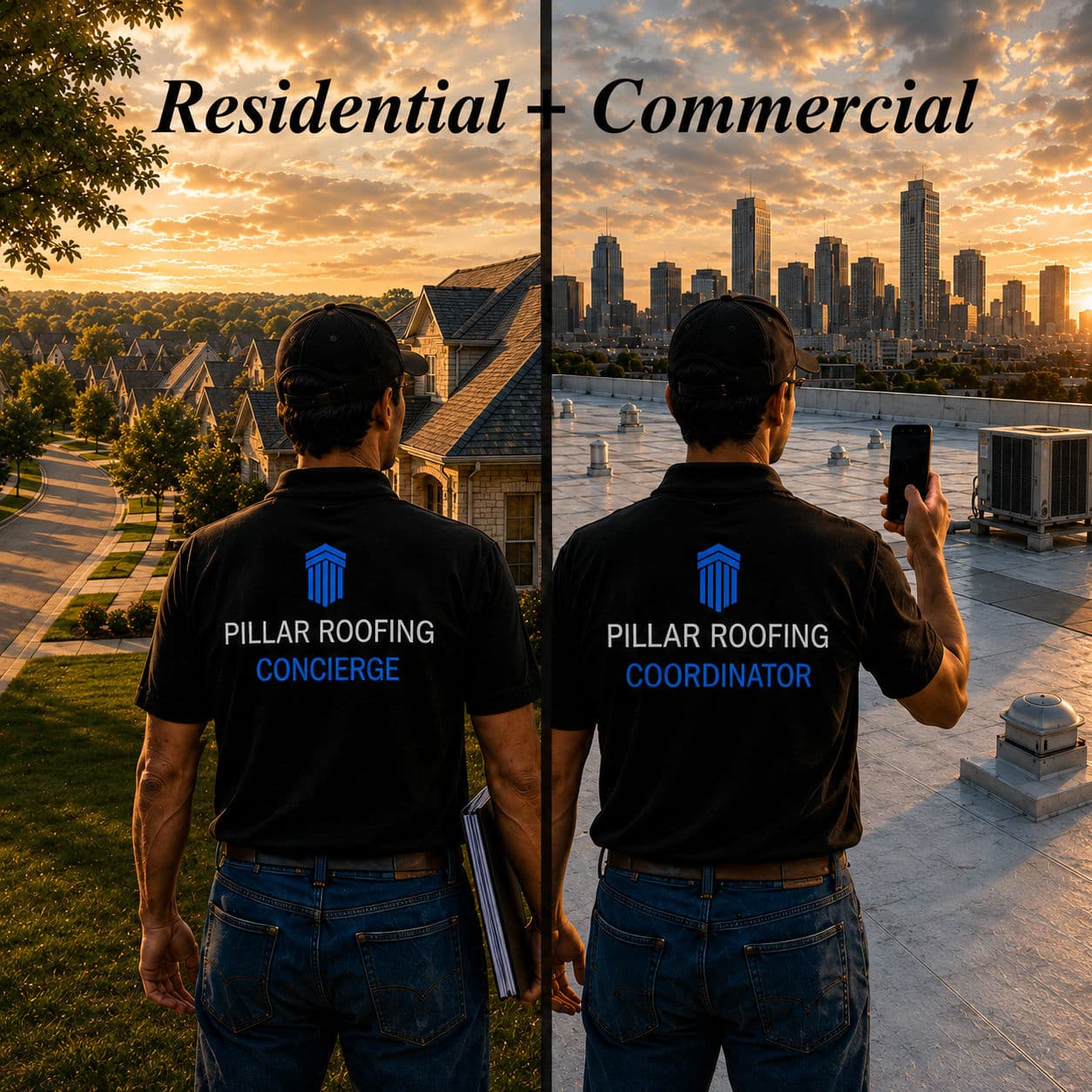 Two Roofs. Two Roles. One Pillar.