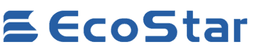 EcoStar logo in blue, representing a brand focused on sustainability and innovation.