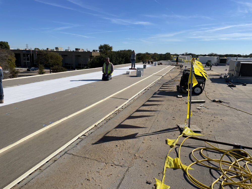 Richardson, TX TPO Flat Roof Installation